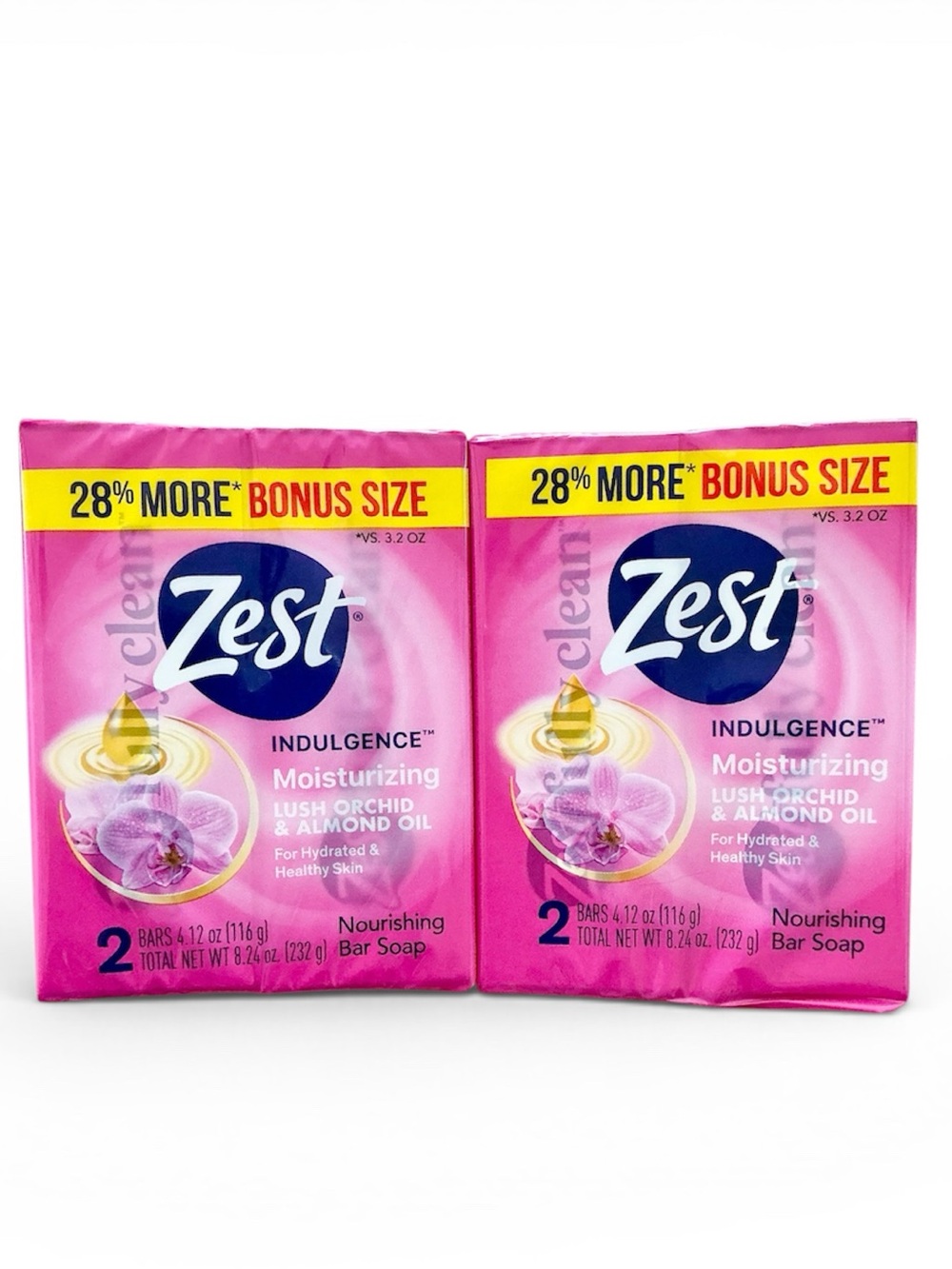 🆕 Zest Indulgence Moisturizing Lush Orchid and Almond Oil Soap- 4 Bars